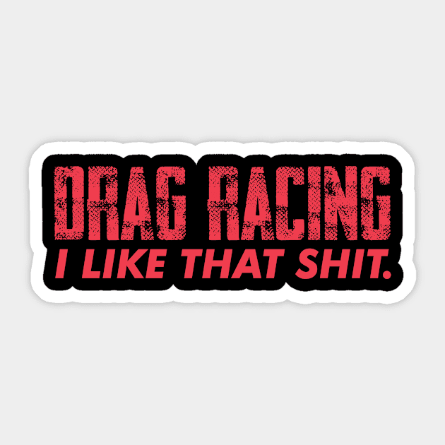 drag racing Sticker by OfCA Design